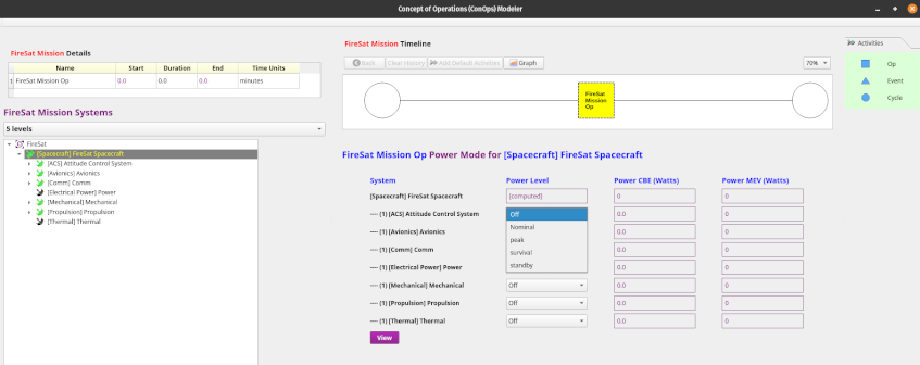 Editable Modes Dashboard
