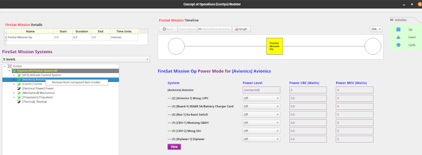 Remove Subsystem Mode Definition